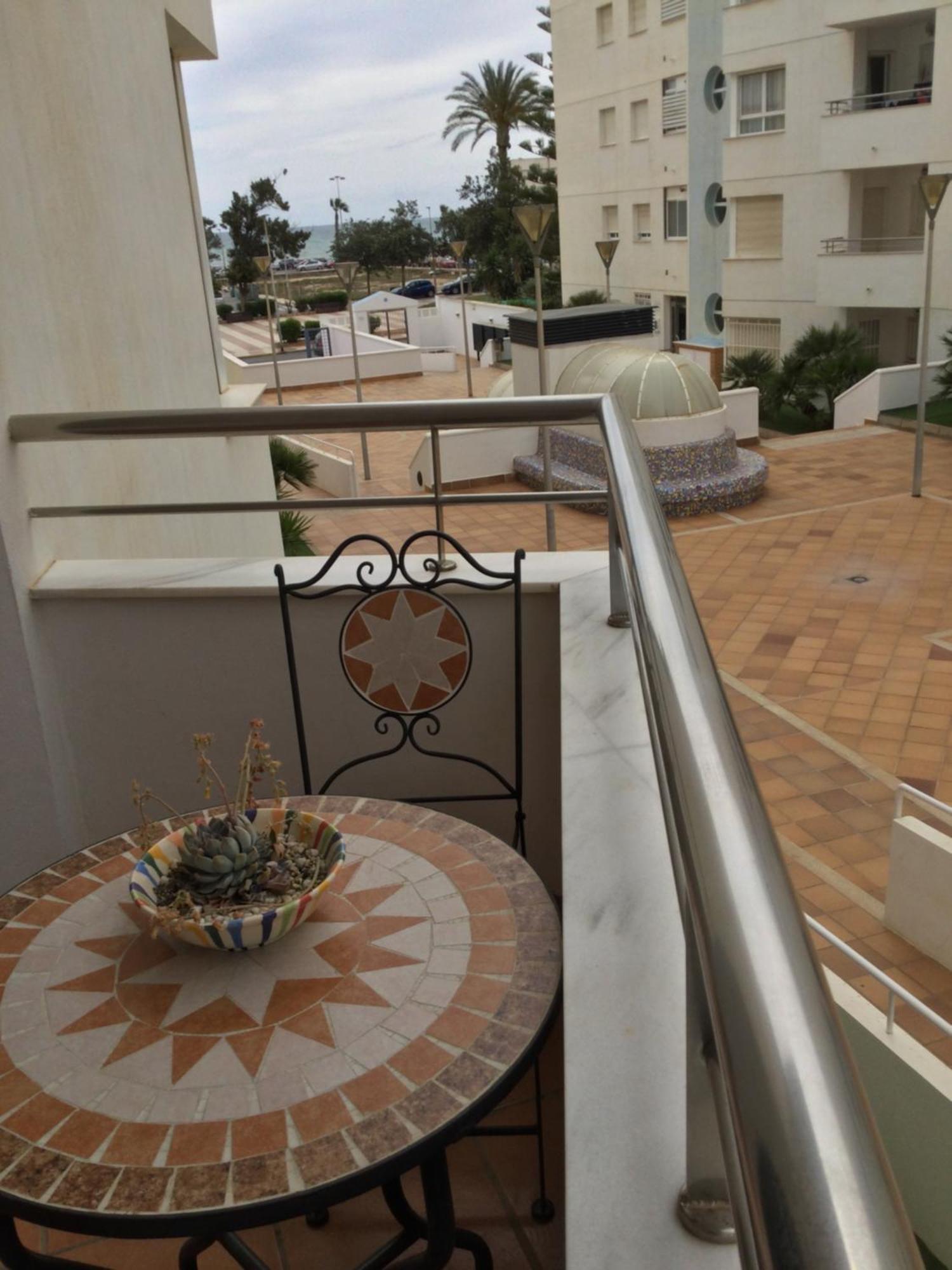 La Perla Azul Playa - Terraza Al Sol Leilighet Roquetas de Mar Eksteriør bilde